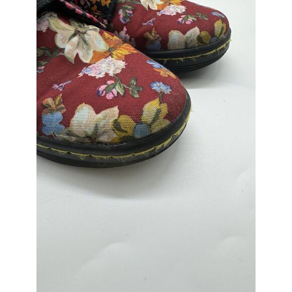 Dr. Martens Maelly Dark Floral Canvas Upper High Top Combat Boots Women’s Size 5 - Picture 6 of 12